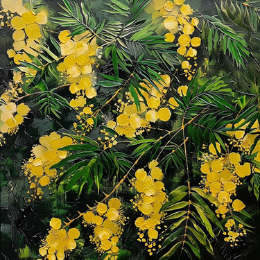 mimosa peinture